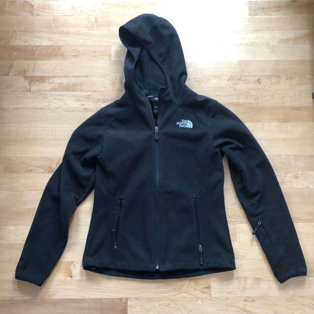 North face fleece wind wall jacket